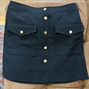 Banana Republic Button Front Mini Skirt Size 10